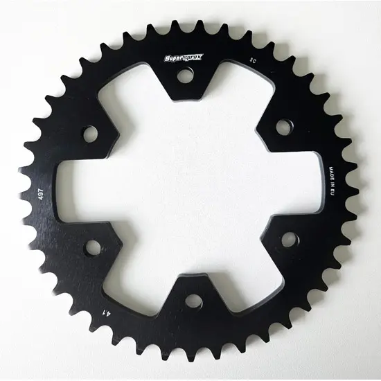 Aluminium Motorradkrone Supersprox 525 RAL-497:41
