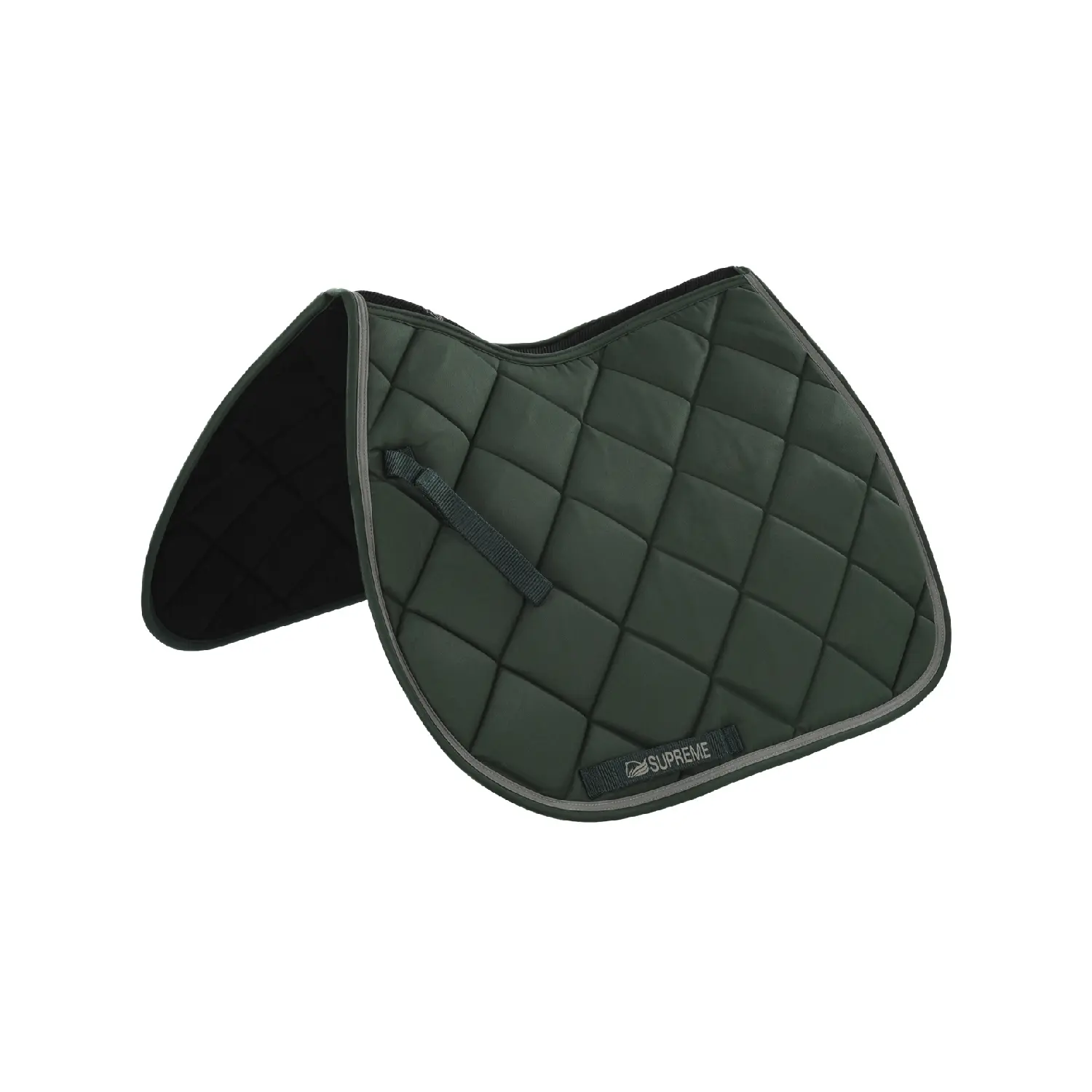 Supreme Vert Quilted Showjumping Saddle Pad For Horse