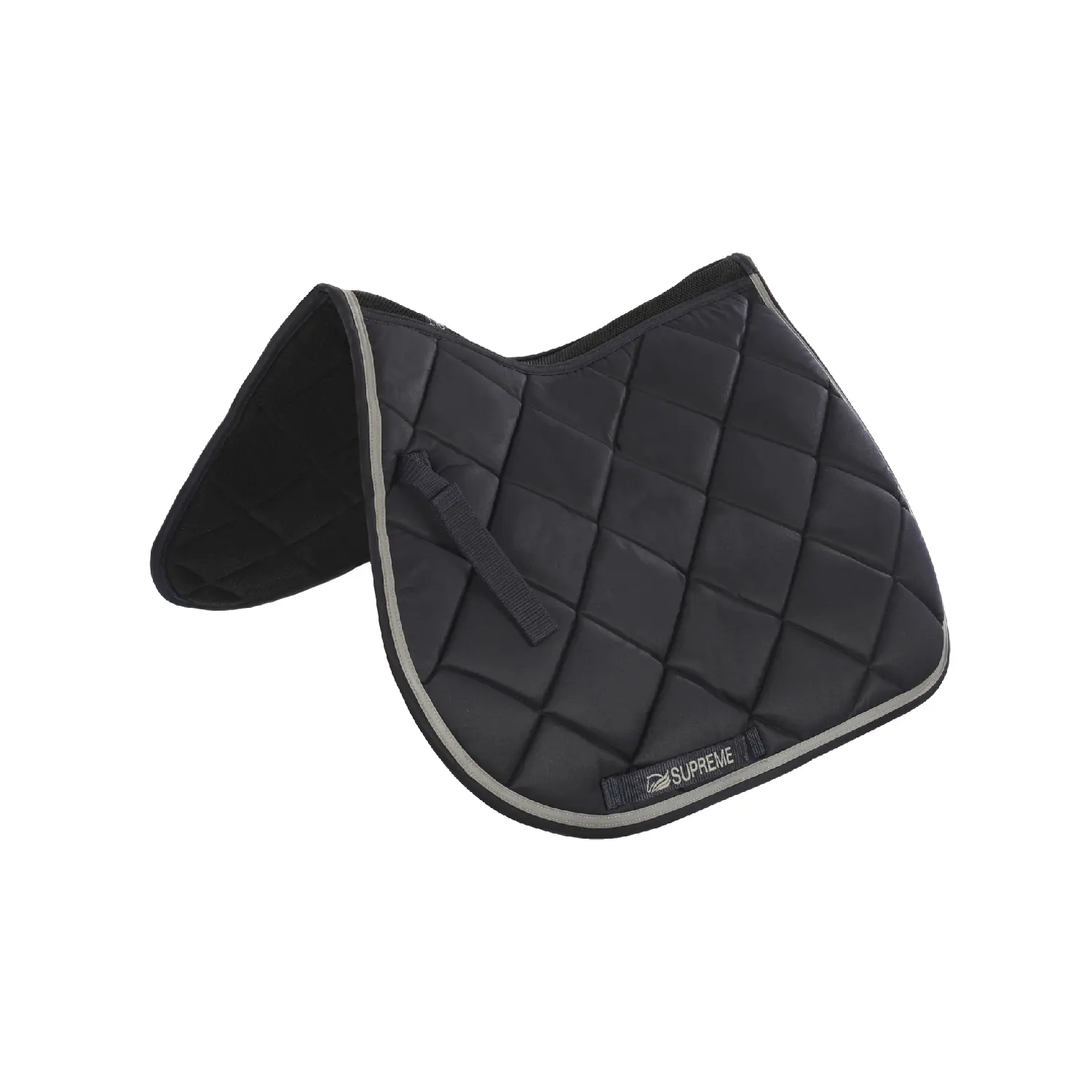 Supreme Bleu Quilted Showjumping Saddle Pad For Horse