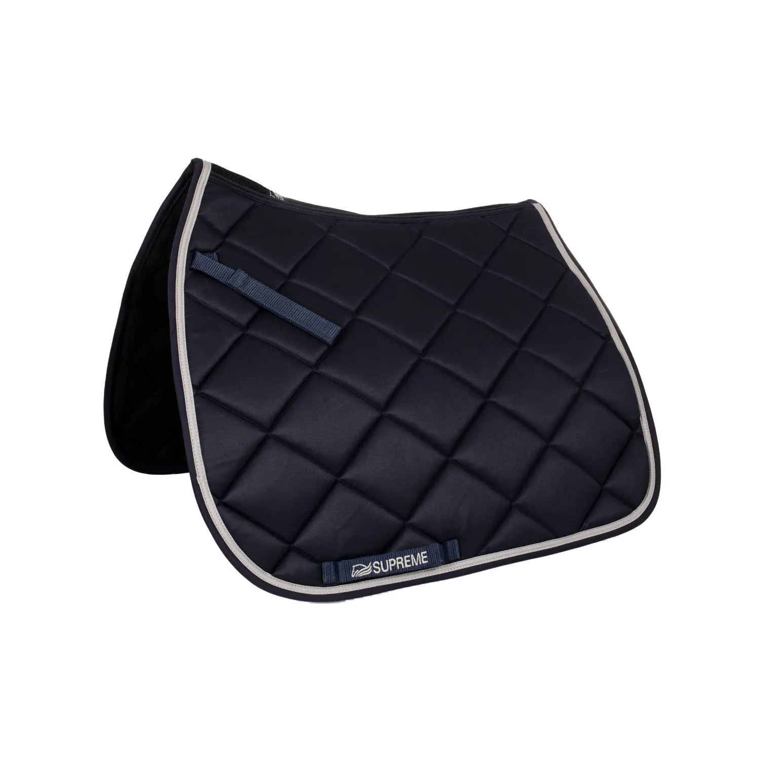 Supreme Bleu Quilted Dressage Saddle Pad For Horse