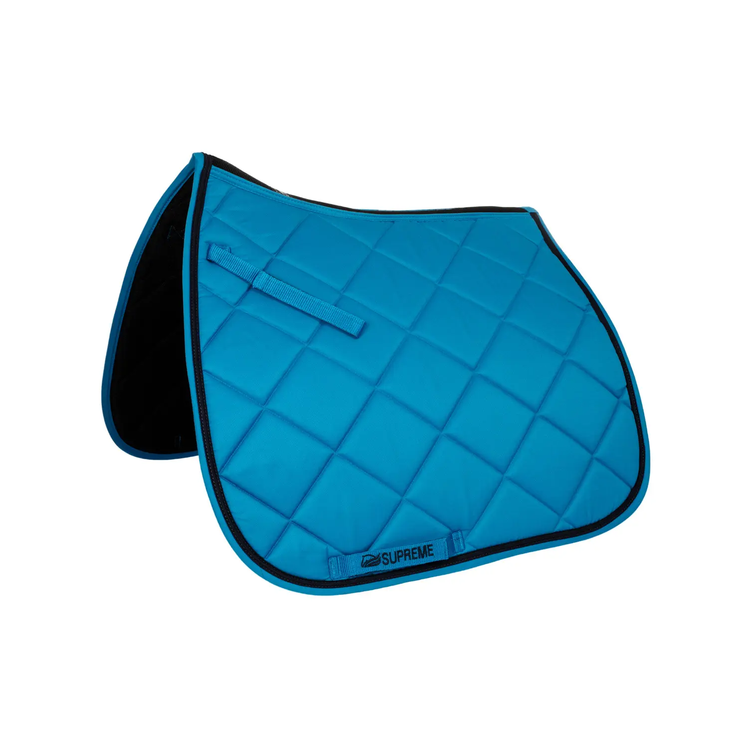 Supreme Bleu Quilted Dressage Saddle Pad For Horse