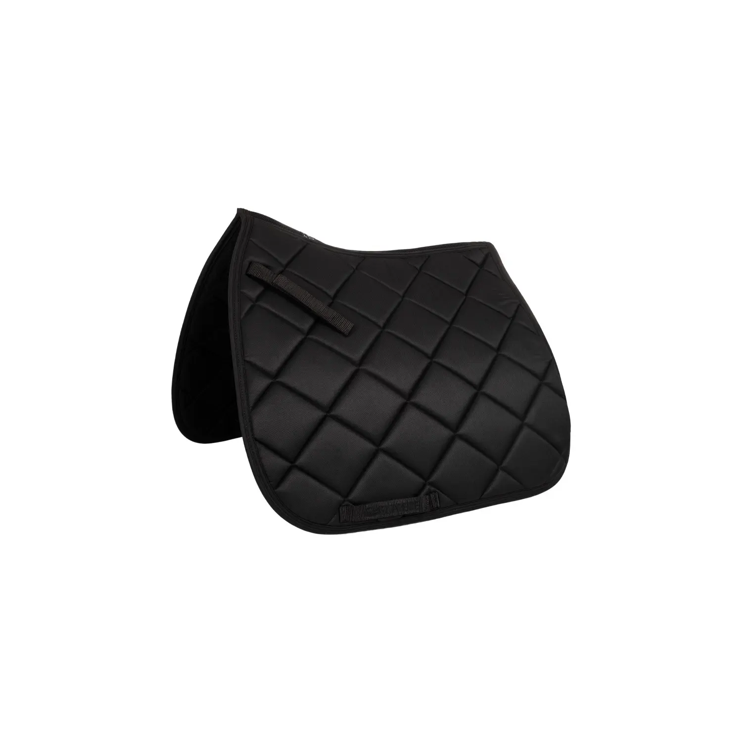 Supreme Noir Quilted Dressage Saddle Pad For Horse