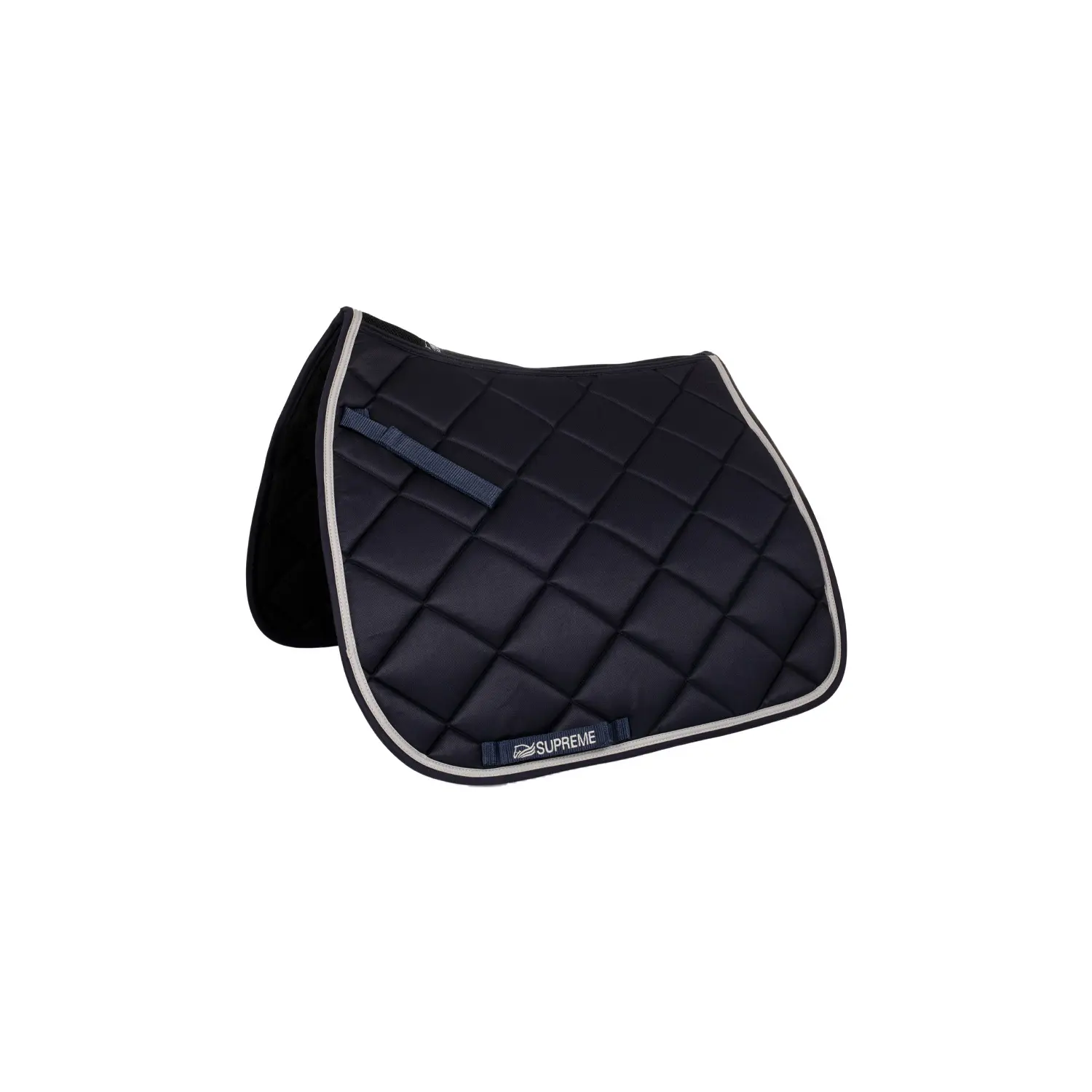 Supreme Bleu Quilted Dressage Saddle Pad For Horse
