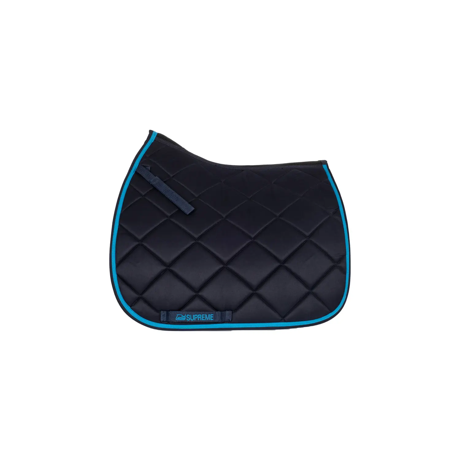 Supreme Bleu Quilted Dressage Saddle Pad For Horse