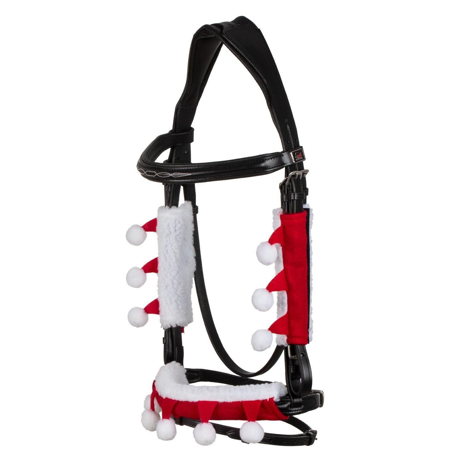 Meilleurs prix pour Collection de noël de licols de montants + couvercle de muserolle Supreme