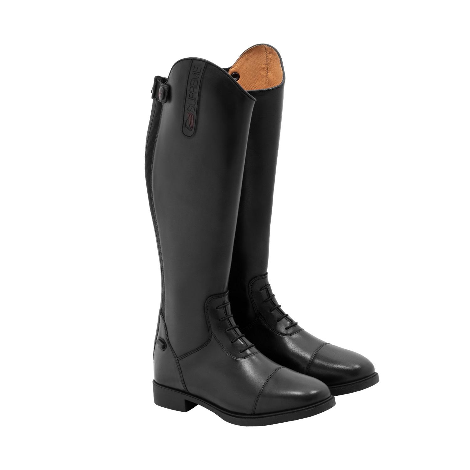 Meilleurs prix pour Bottes d'équitation avec lacets Supreme Calf Wide