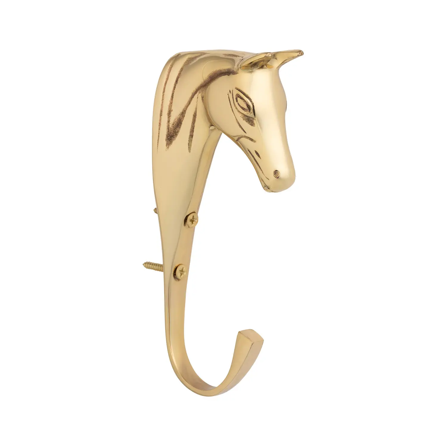 Comparer les prix de Crochet tête de cheval en laiton massif Supreme