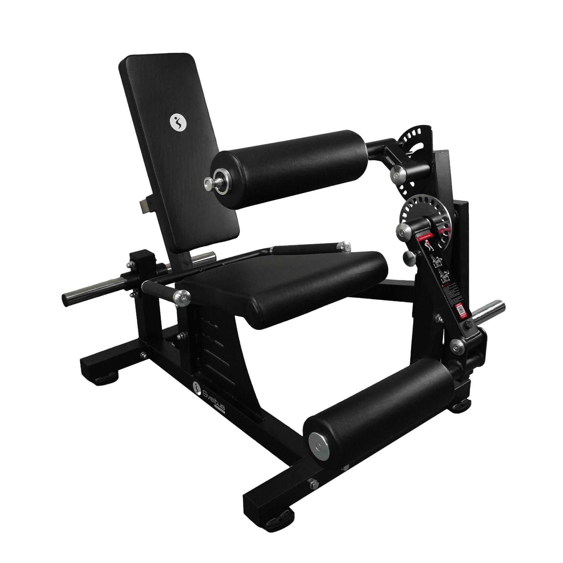 Sveltus Appareil de musculation extension/flexion des jambes , Noir, Taille 125x132x122 cm