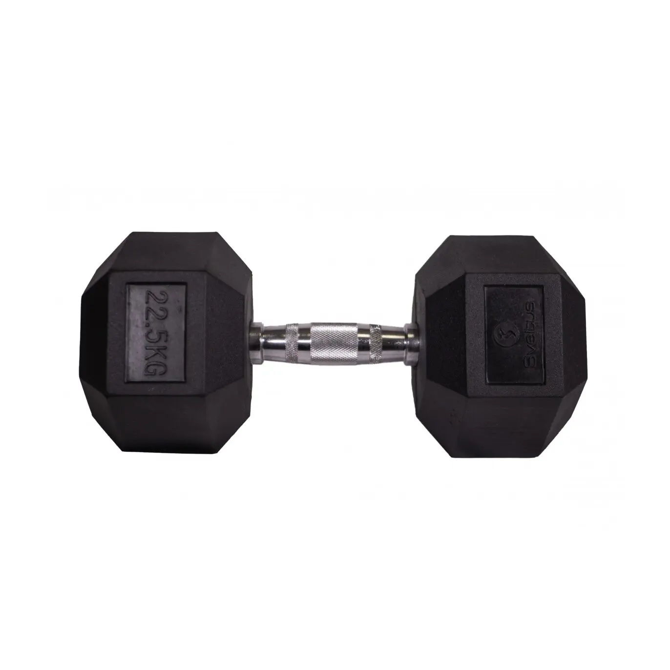 Sveltus Haltère hexagonale , Noir, Taille 22,5 kg
