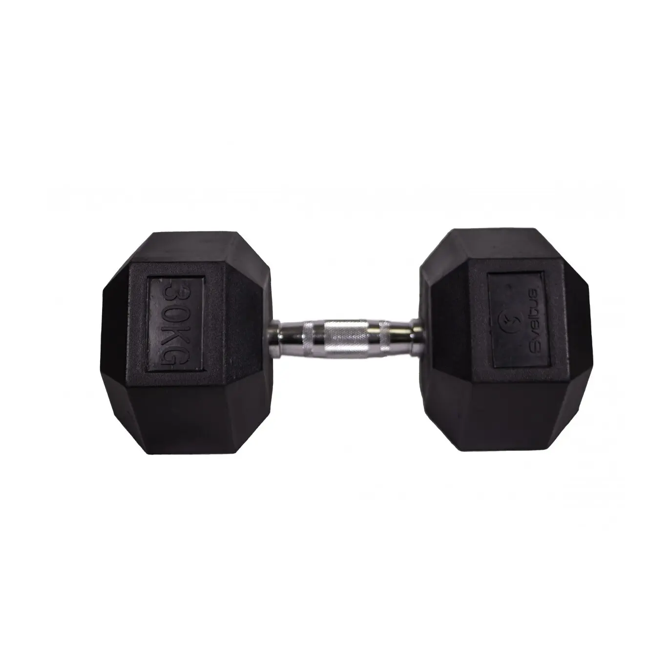 Sveltus Haltère hexagonale , Noir, Taille 30 kg