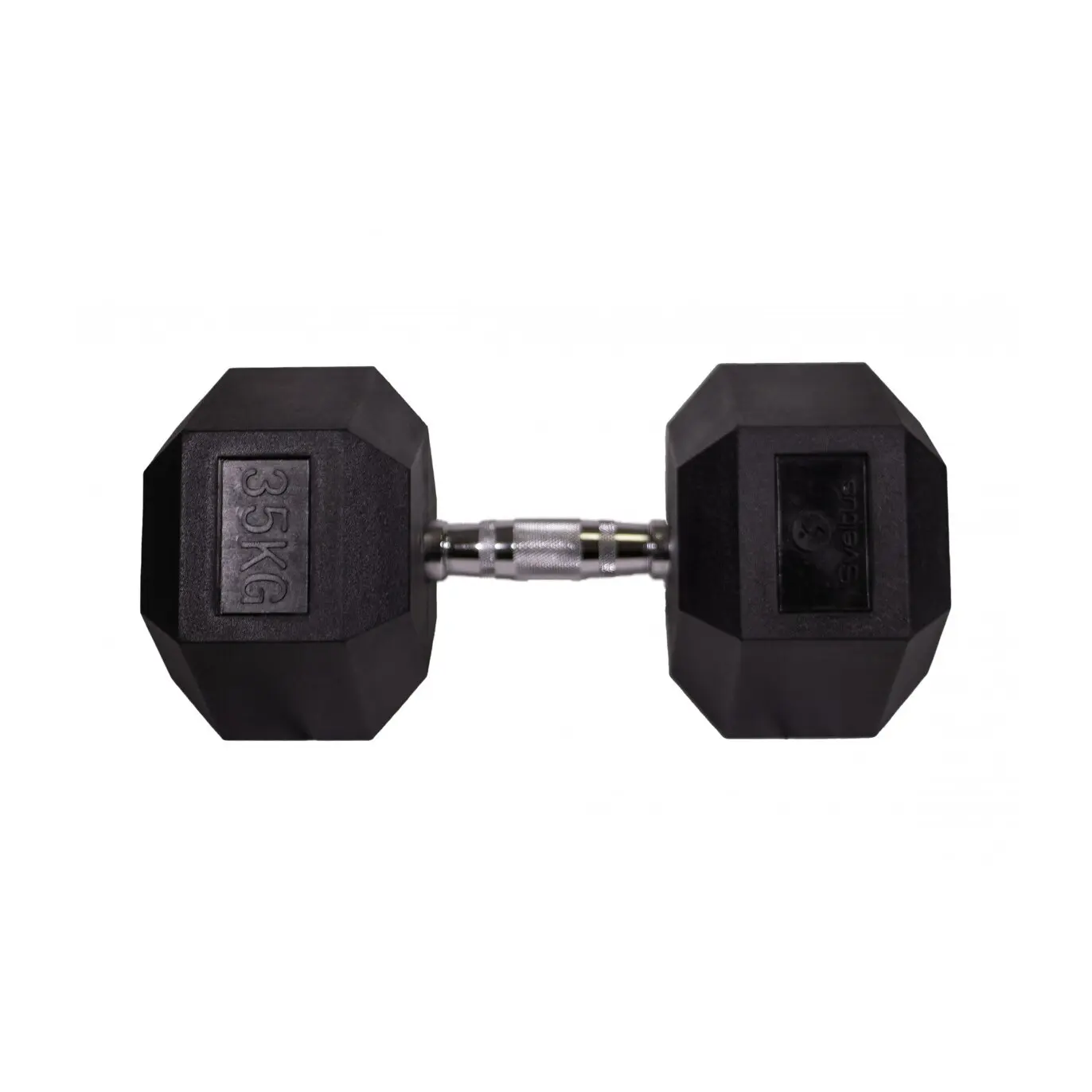 Sveltus Haltère hexagonale , Noir, Taille 35 kg