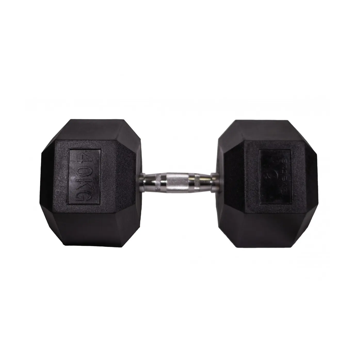 Sveltus Haltère hexagonale , Noir, Taille 40 kg