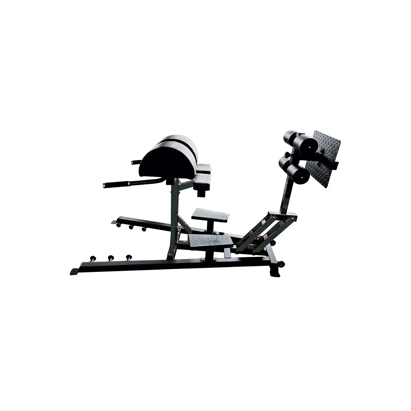 Sveltus Banc de musculation GHD, Noir, Taille 182x97x124 cm