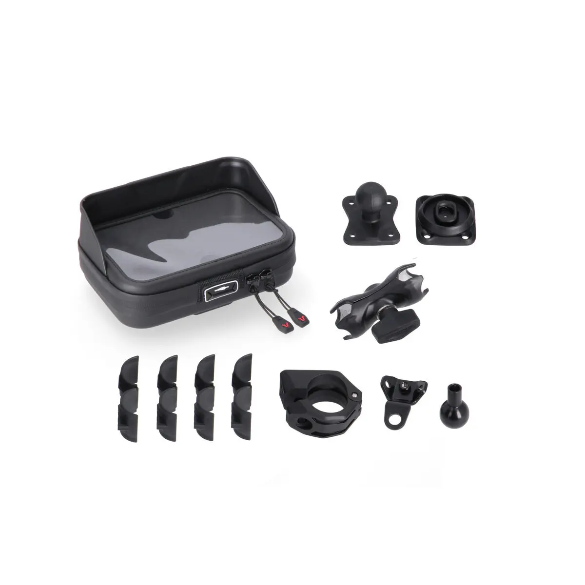 Kit Armhalterung 2". für Lenker/Spiegelbefestigung SW-Motech Universel Navi Case