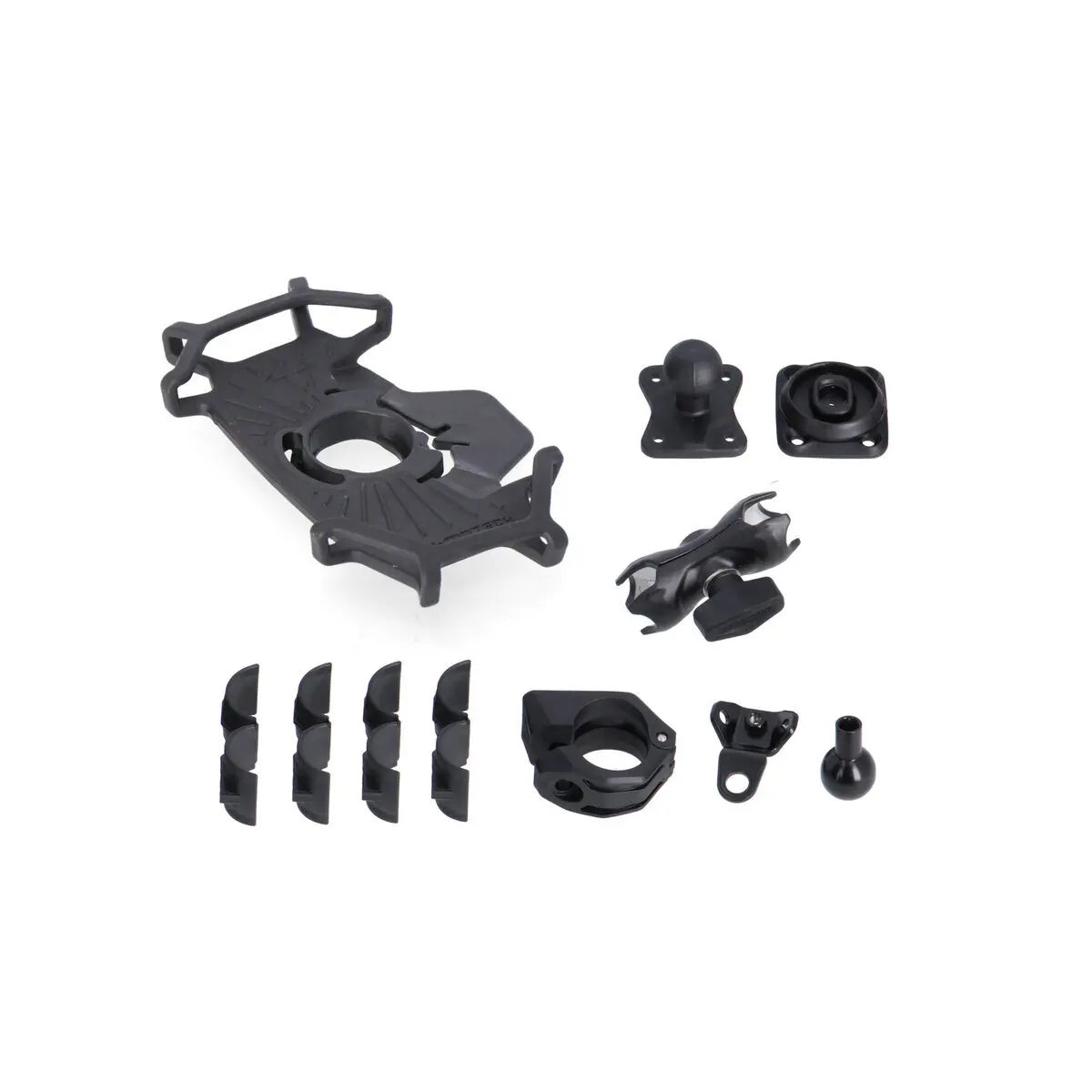 Universal-Motorrad-Smartphone-Halterung Smartphone. inkl. Arm 2 für Lenker/Spiegelbefestigung SW-Motech T-Lock
