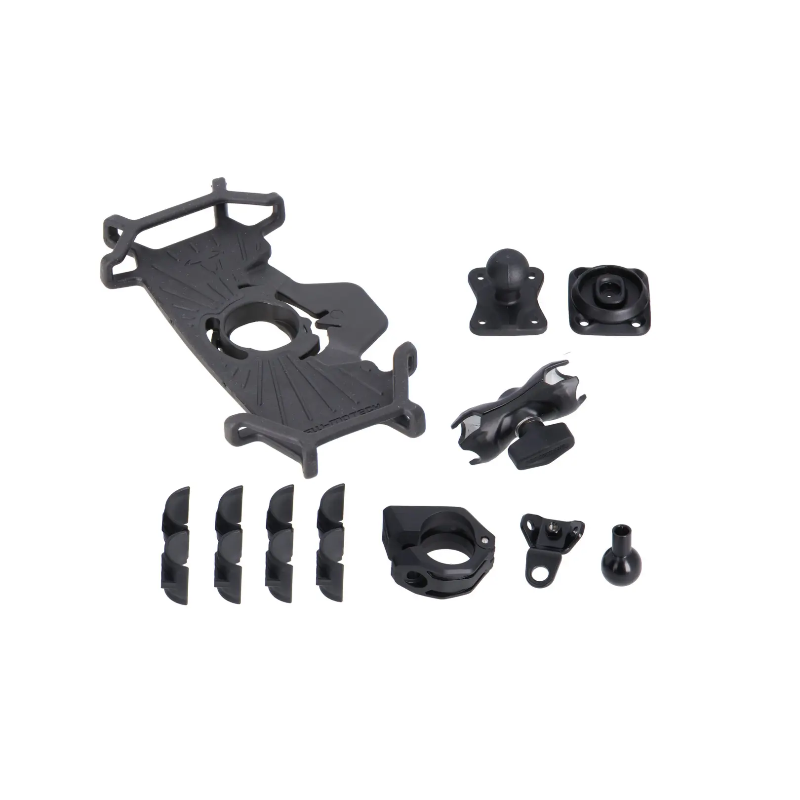 Motorrad-Smartphone-Halterung universal smartphone groß. arm für lenker/spiegelbefestigung SW-Motech T-Lock