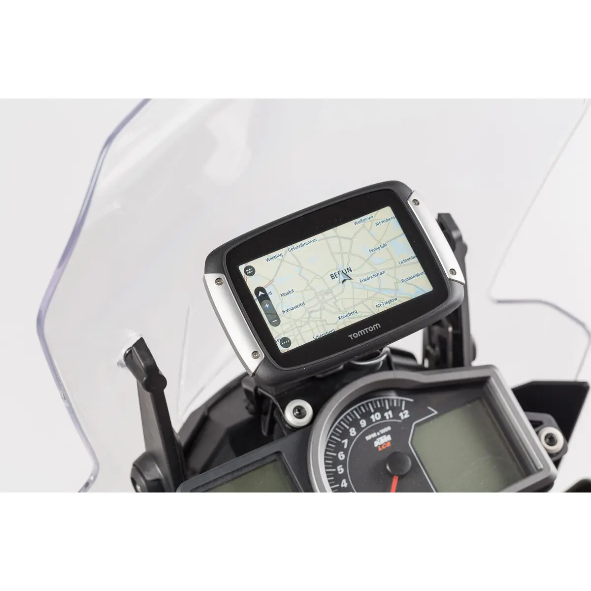Motorrad-GPS-Halterung für das Cockpit SW-Motech KTM 1050/1090/1190 Adventure.