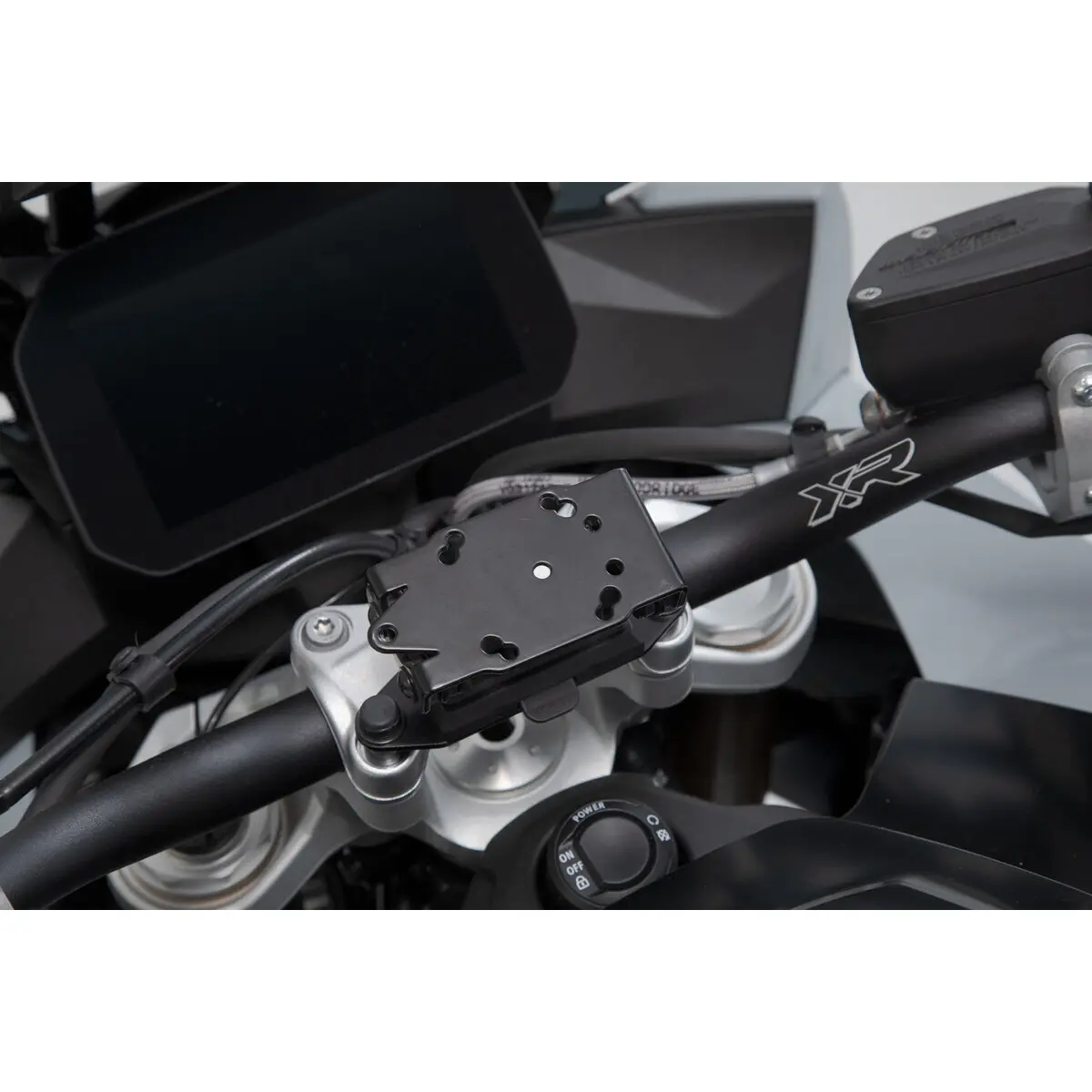 Motorrad-GPS-Halterung für Lenker SW-Motech BMW S1000R, S1000XR, F 750/850 GS/900 R.