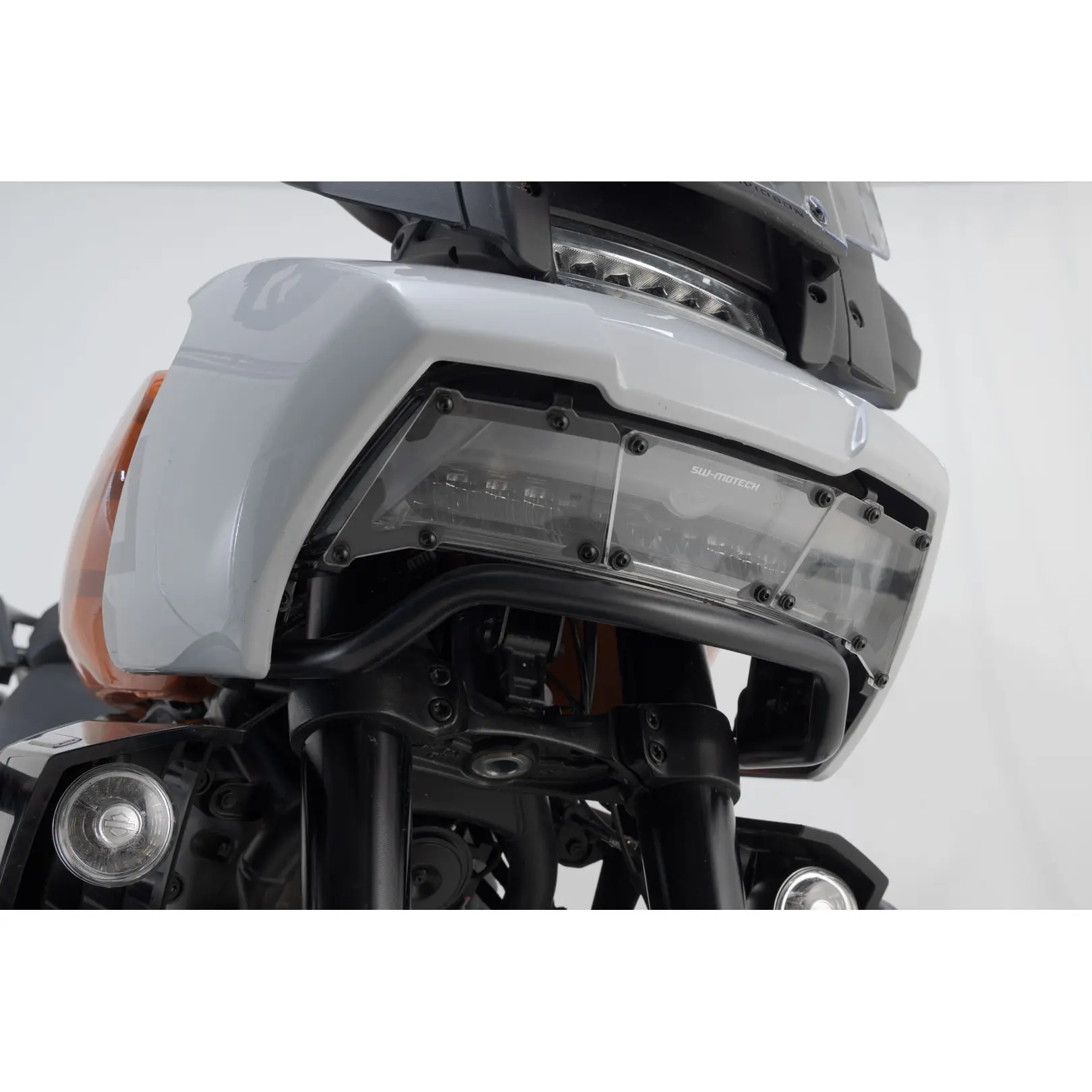 Scheinwerferschutz Halter mit Bildschirm pvc SW-Motech H-D Pan America (21-)