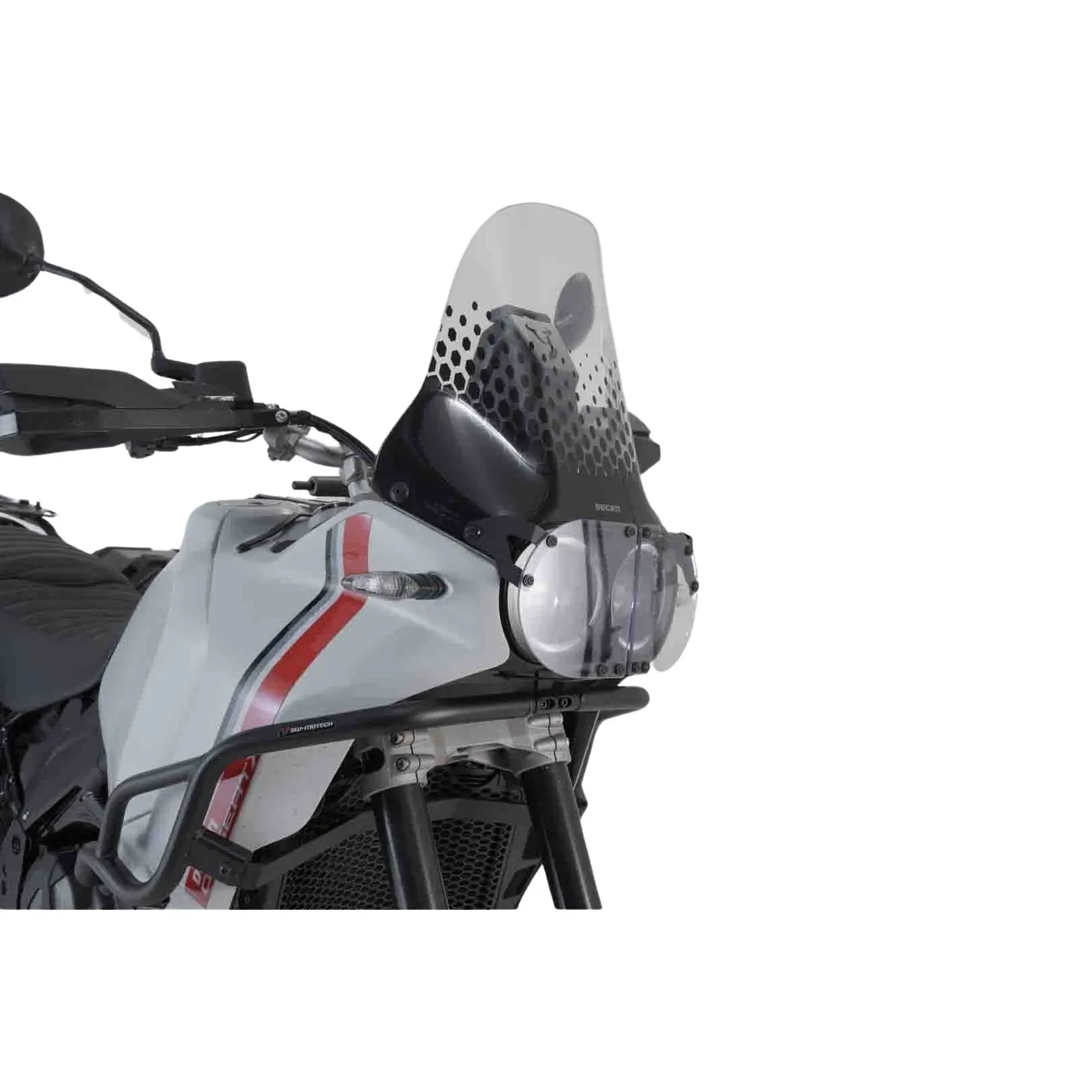Scheinwerferschutz mit Abdeckung SW-Motech Ducati DesertX (22-)