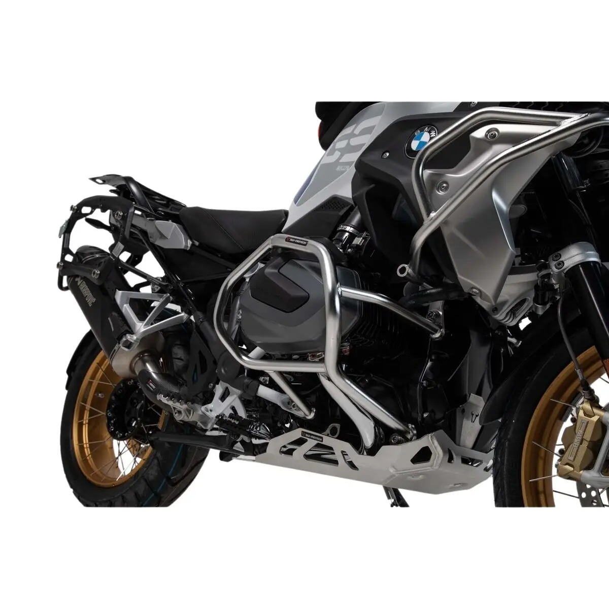 Edelstahl-Motorschutzbügel SW-Motech BMW R 1250 GS, R 1250 R/RS (18-) (x2)