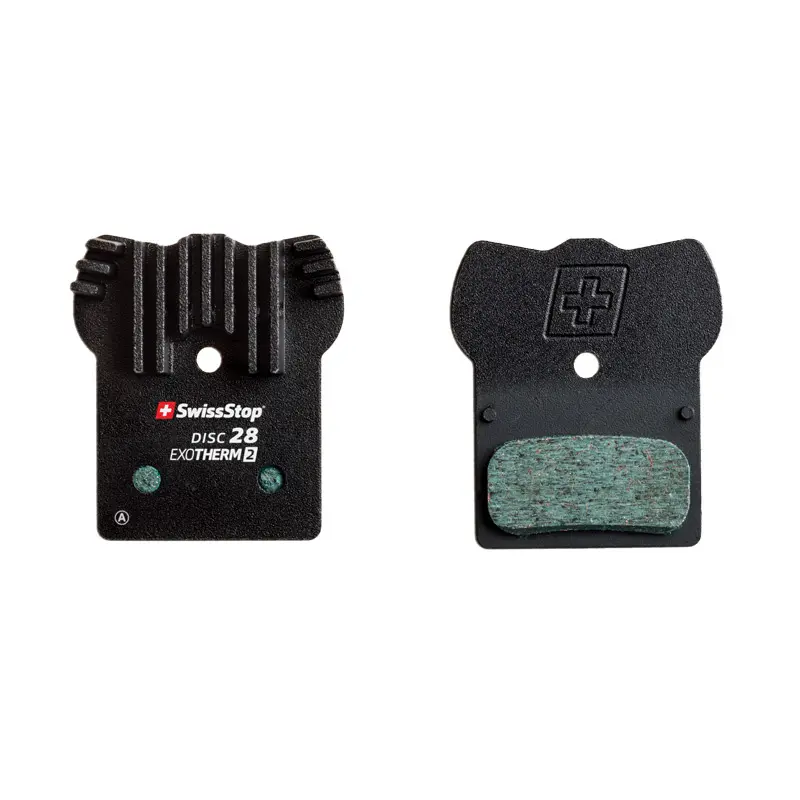 Velo Store - UK Brake pad set with steel fins Swissstop Disc 28 Exothe2 Sh | Extra 10% off with Subscription, Postage £16.79 to UK Fedex.