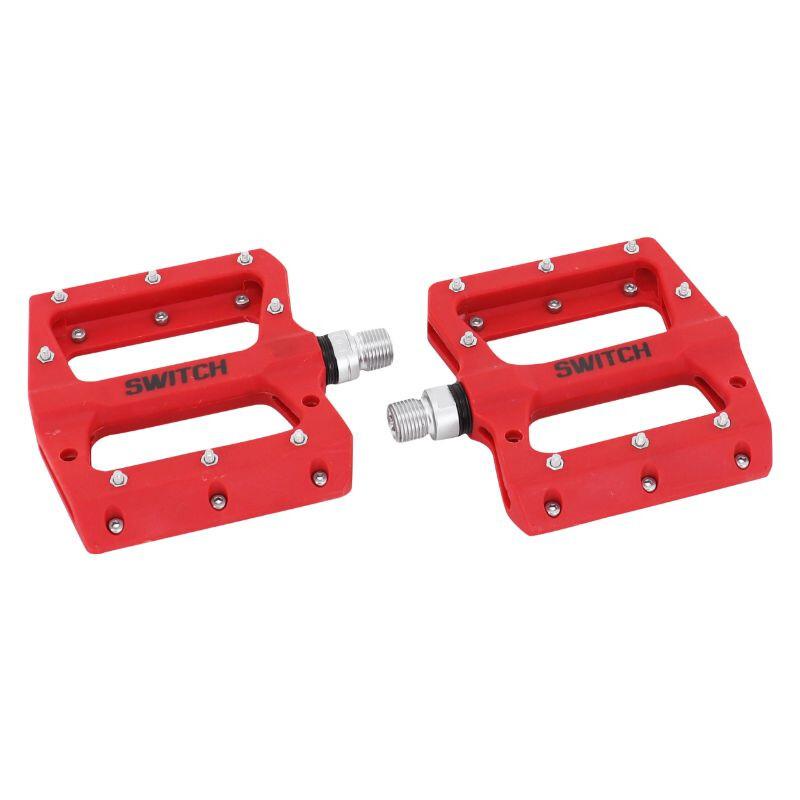 Velo Store - UK Downhill pedals - bmx resin thread 9-16 with silver pins Switch jump | Extra 10% off with Subscription, Postage £16.79 to UK Fedex.