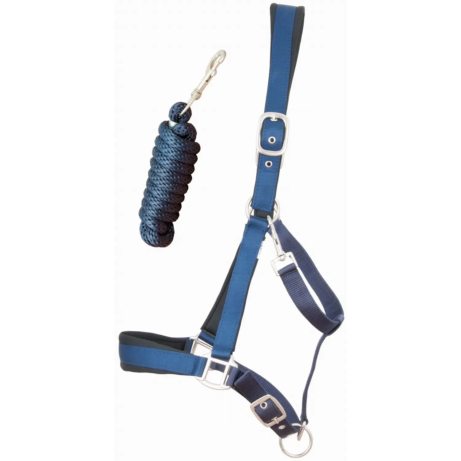 Comparer les prix de Licol pour cheval satiné doublé avec longe ronde T de T