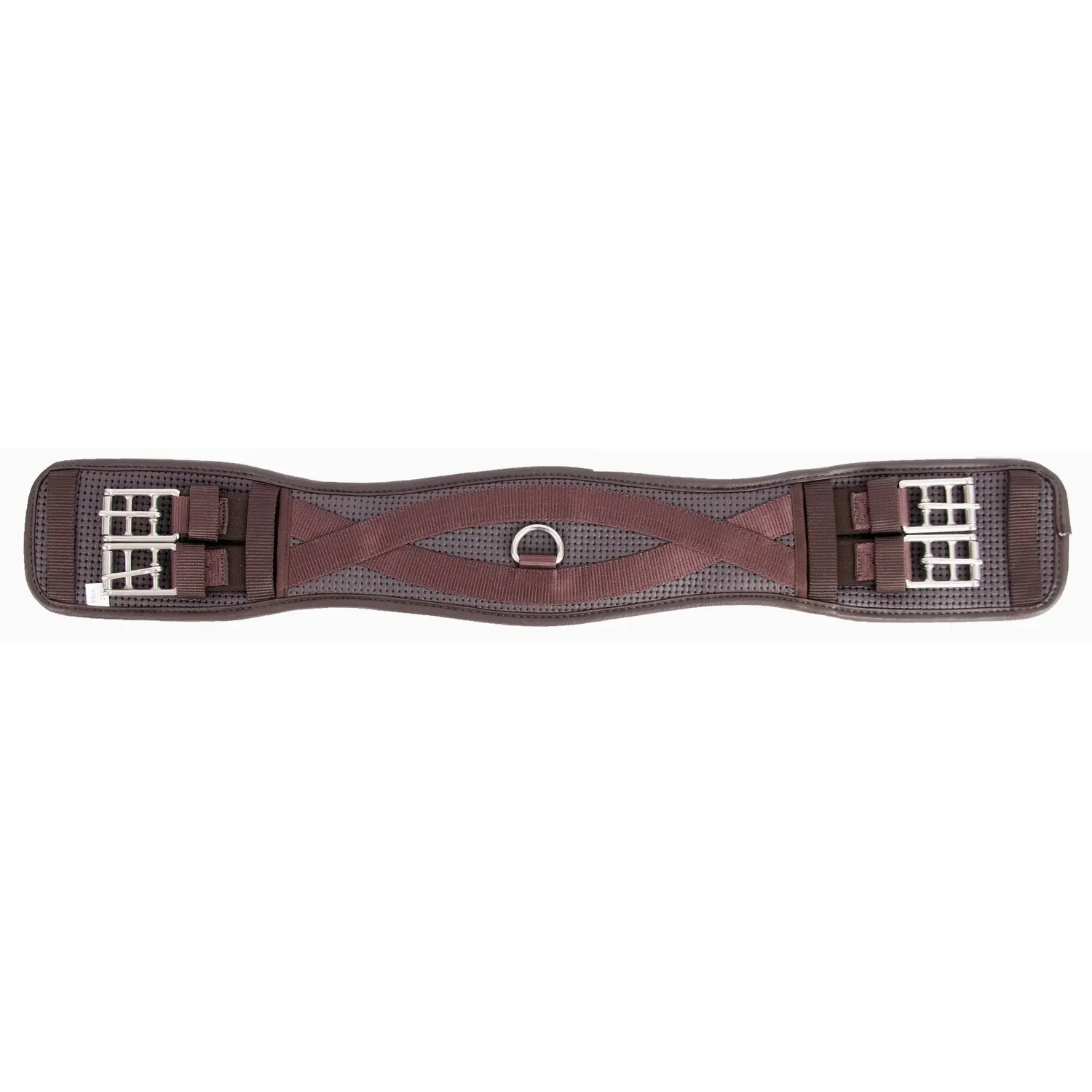T De T Marron Anatomical Gel Dressage Saddle Girth
