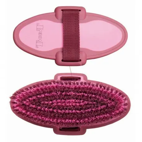 Brosse pour cheval à criniere gamme bicolore T de T
