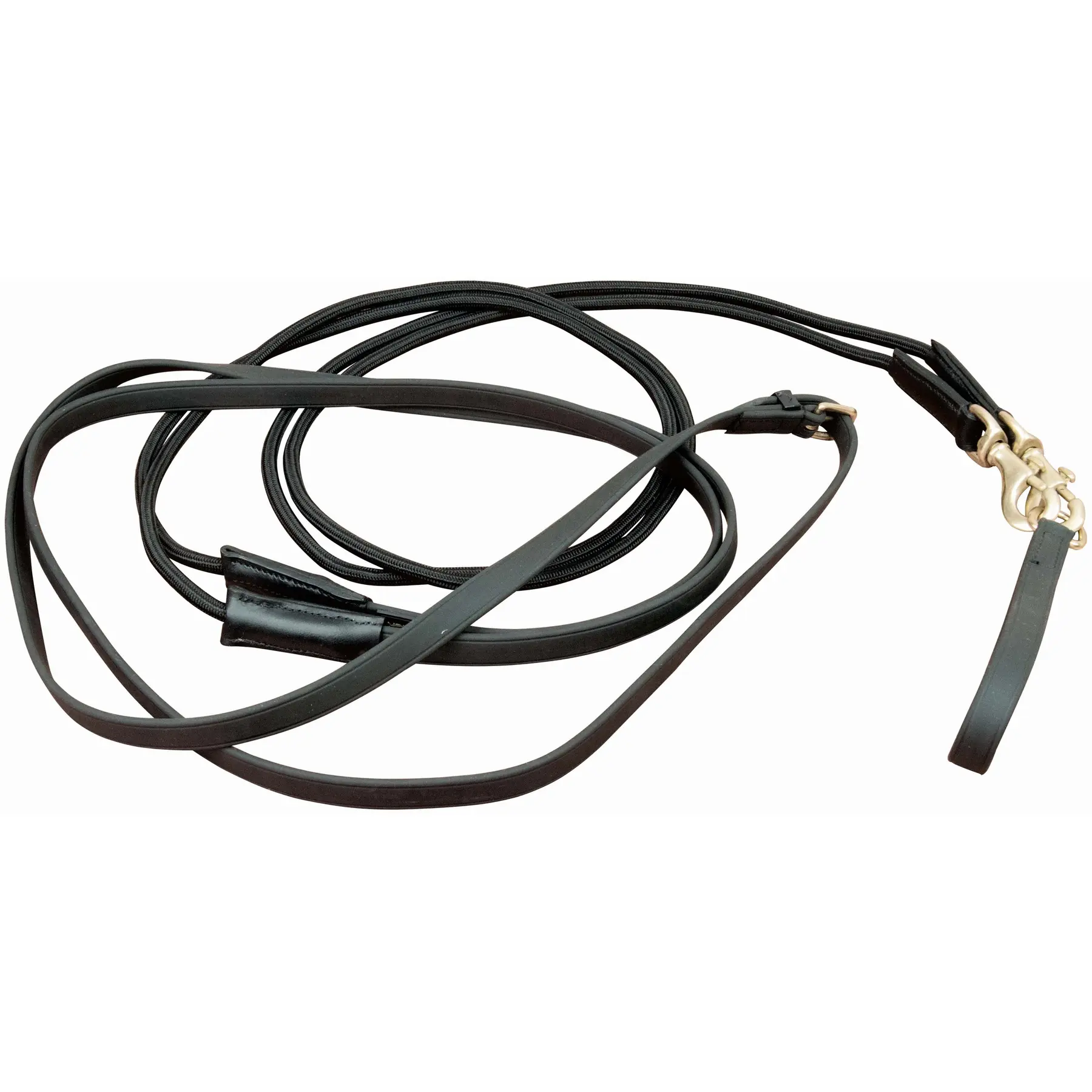 T De T Noir German Rope Horse Reins
