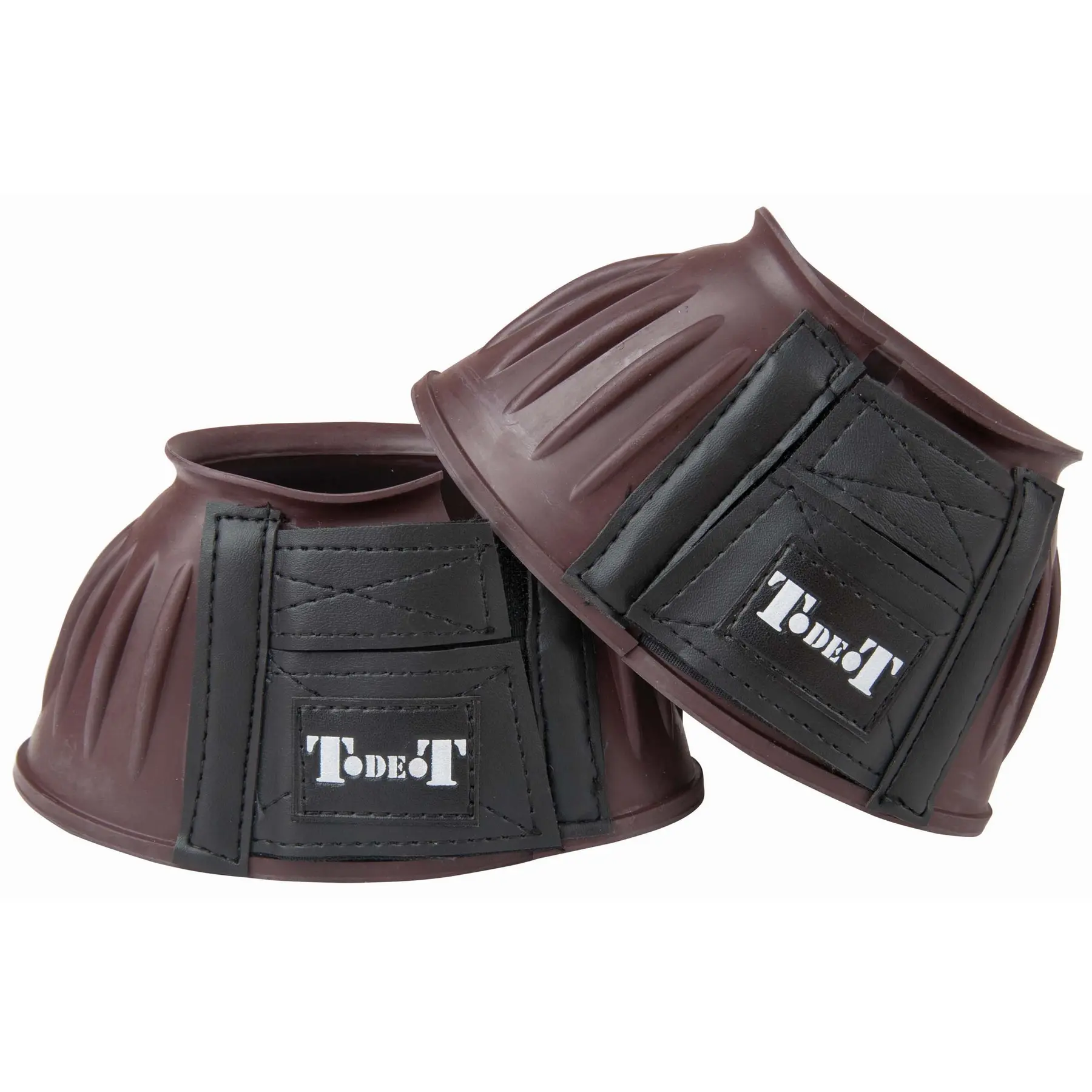 T De T Marron Bell Boots With Velcro