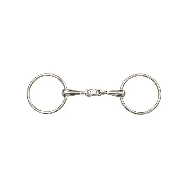 Comparer les prix de Mors 2 anneaux double brisures pour cheval T de T