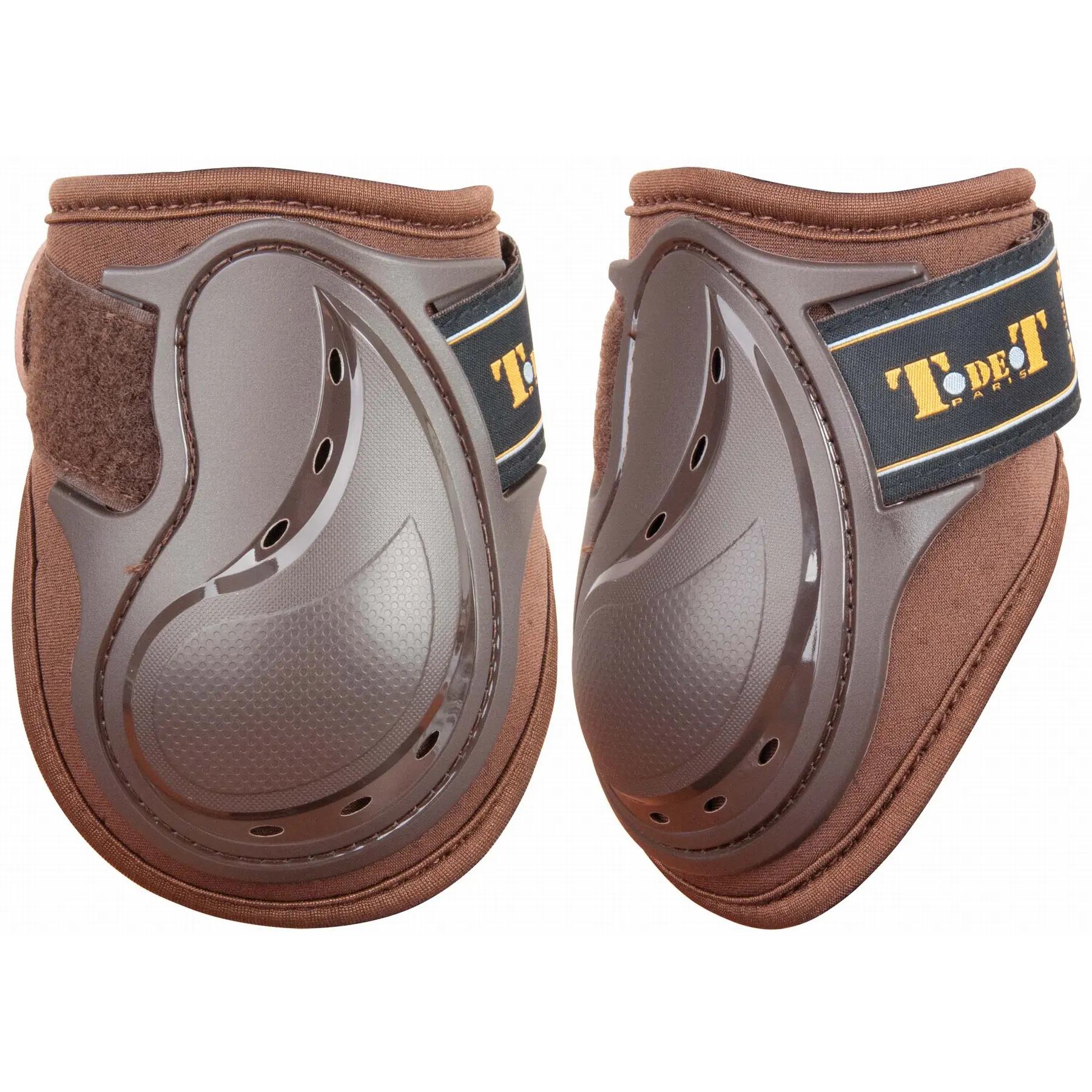 T De T Marron Fetlock Protectors Design