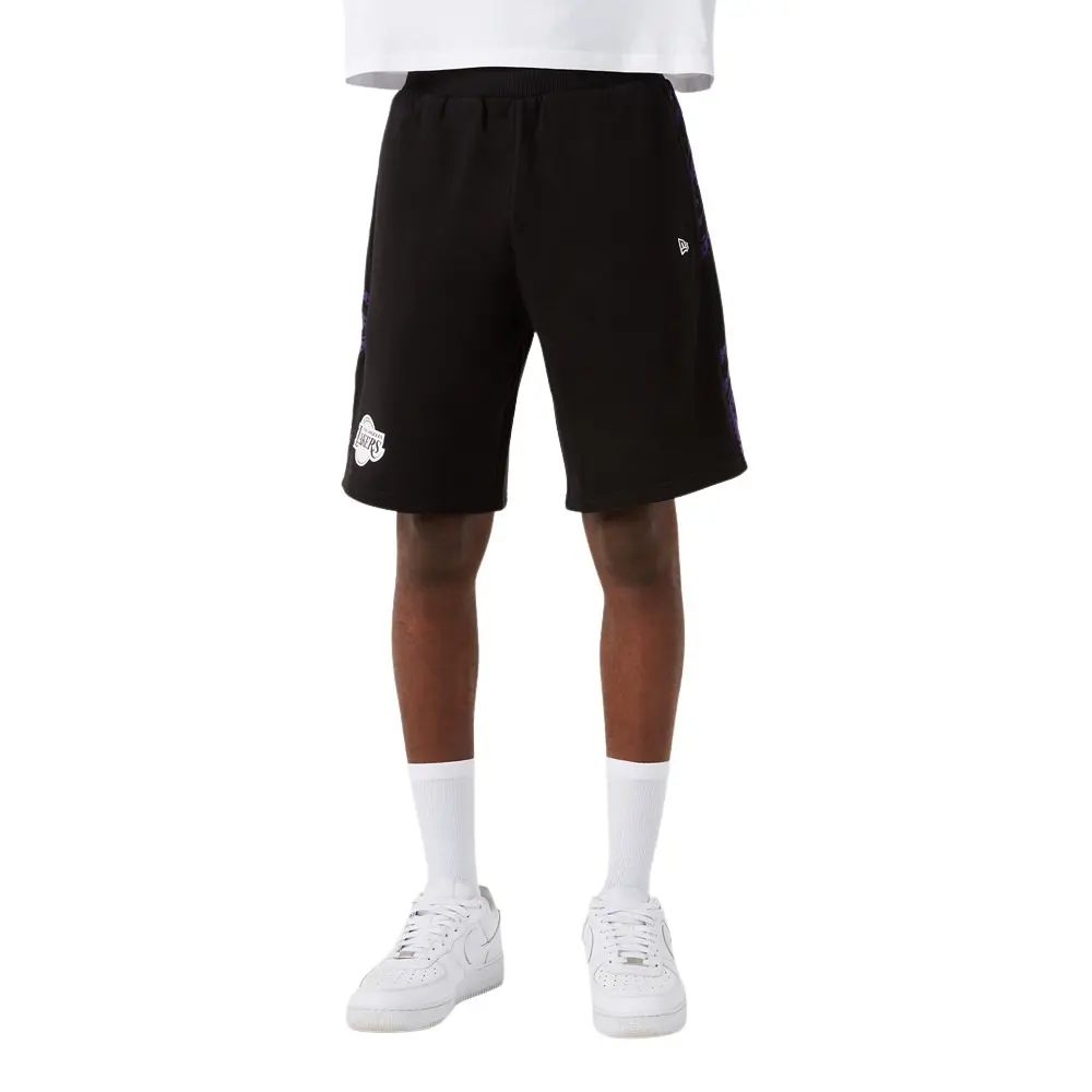 NEW ERA  Short NBA Los Angeles Lakers Print Panel Noir pour Homme