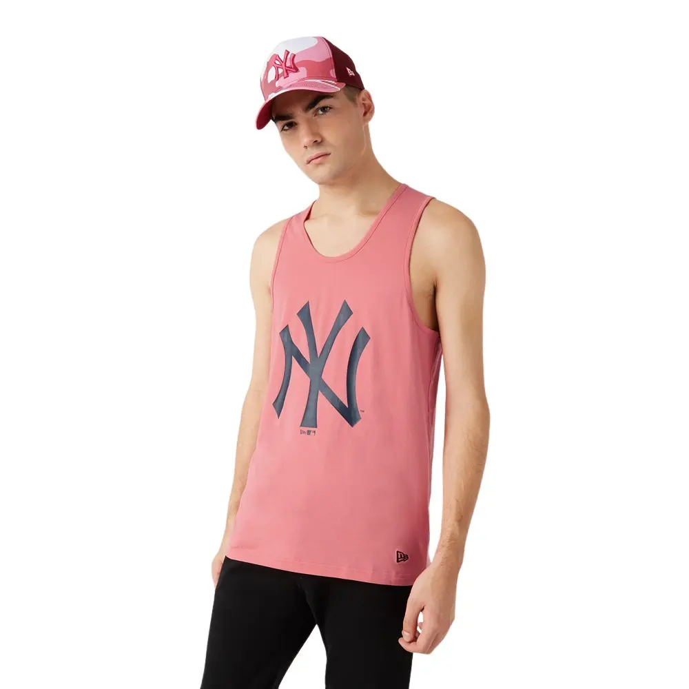 0195489443193 - New Era NY Yankees Seasonal Logo Tanktop Gr L Herren Pink 0195489443193 - New Era NY Yankees Seasonal Logo Tanktop Gr L Herren Pink