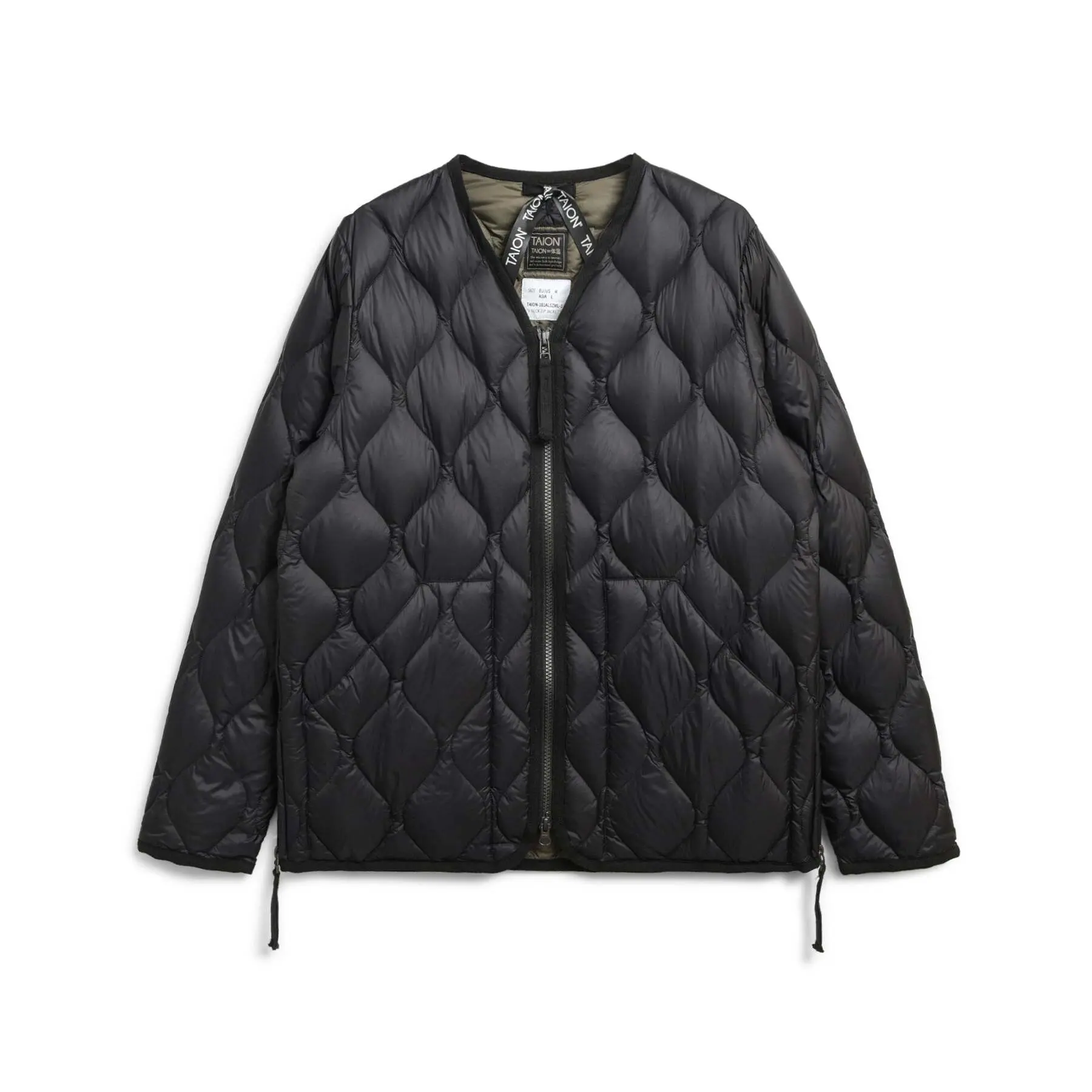 Military v-neck zipper jacket Taion Soft Shell