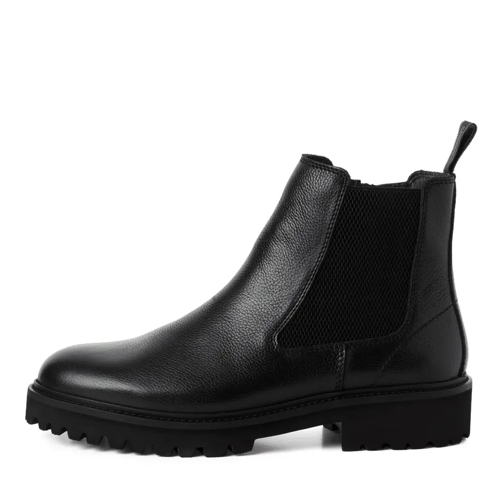 TMRS Men Tamaris Men Heren Laarzen - BLACK LEATHER