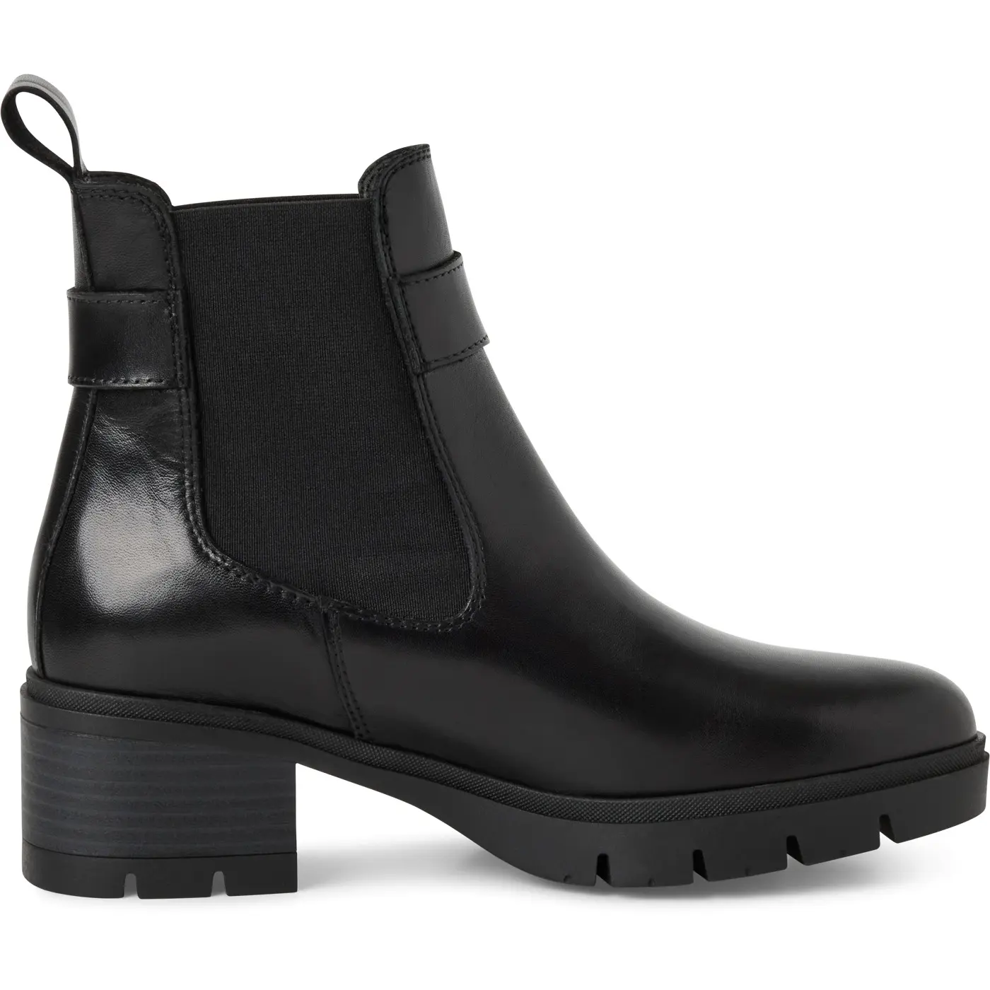Tamaris Women's Noir Heeled Chelsea Boots 1-25447-43