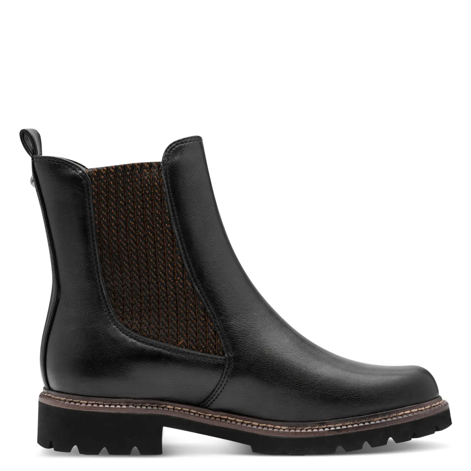 Tamaris Women's Noir Flat Ankle Boots For 1-25483-45