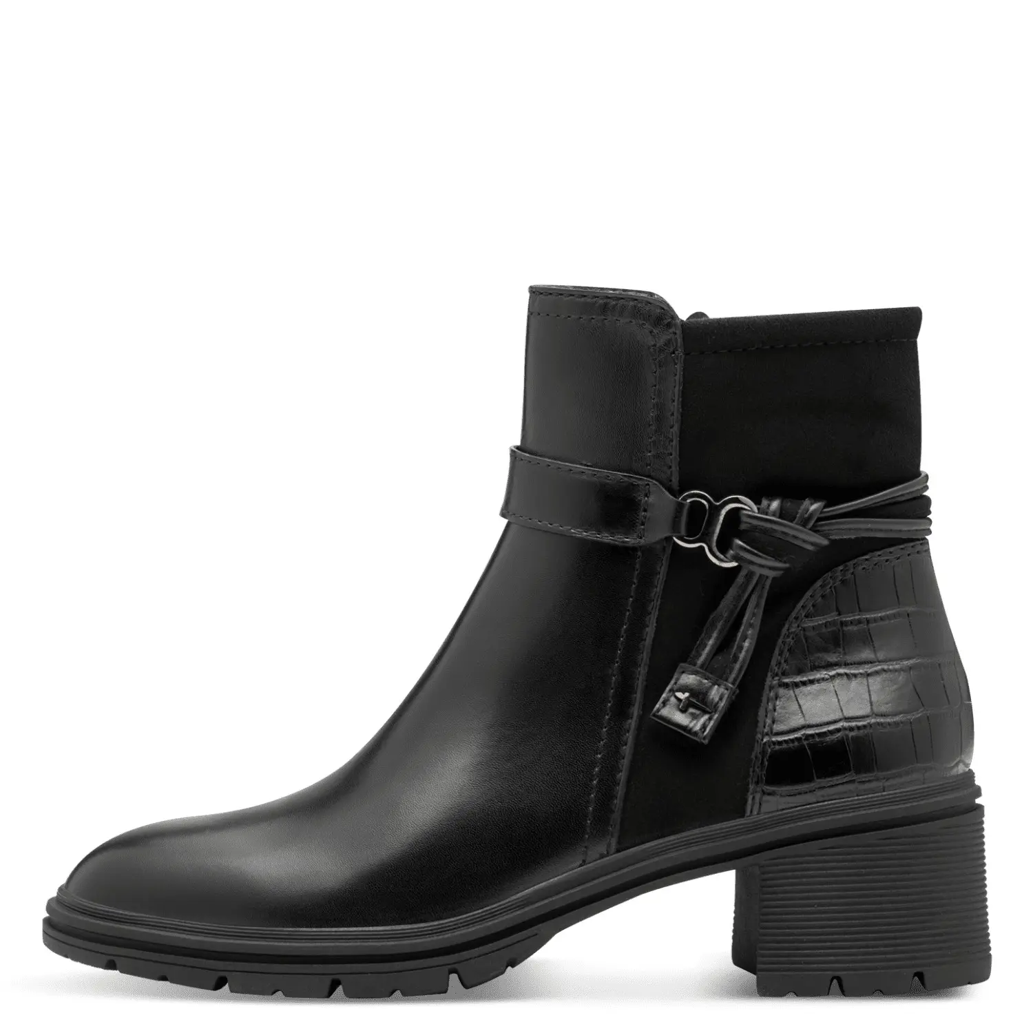 Tamaris Women's Noir Heeled Boots 1-25823-45