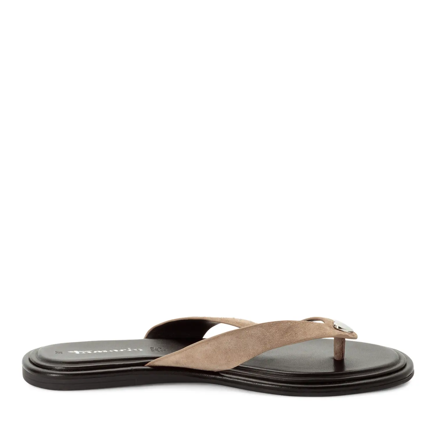 Tamaris Women's Beige Flip-Flops 1-27124-46