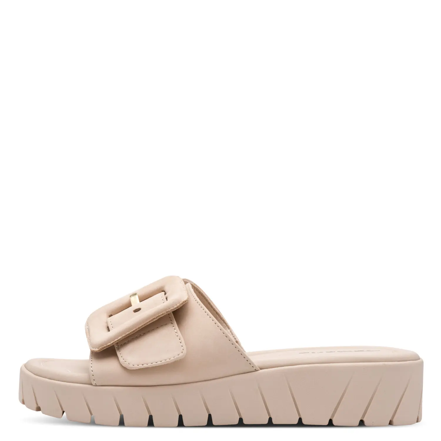 Tamaris Women's Beige Heeled Mules 1-27213-46