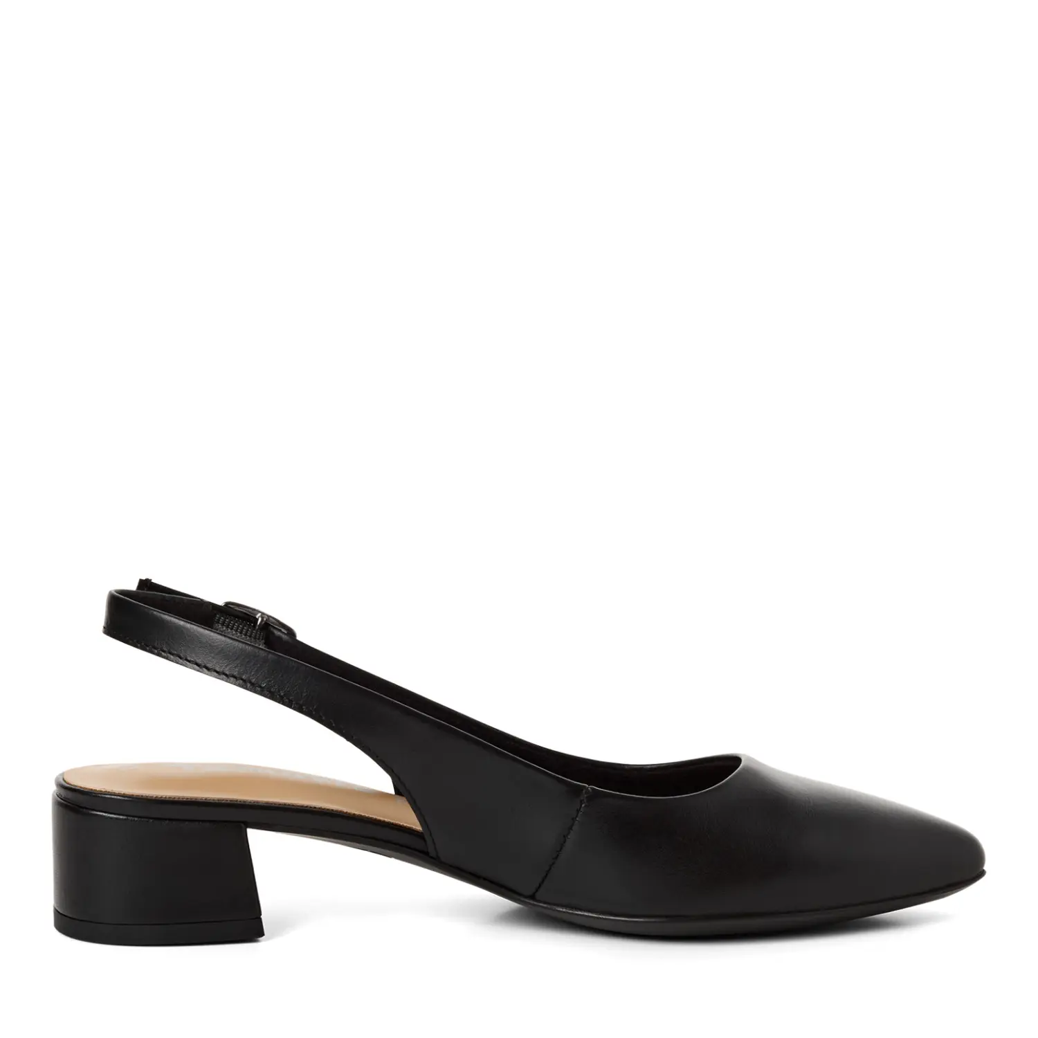 Tamaris Noir Leather Pumps Woman 1-29500-42