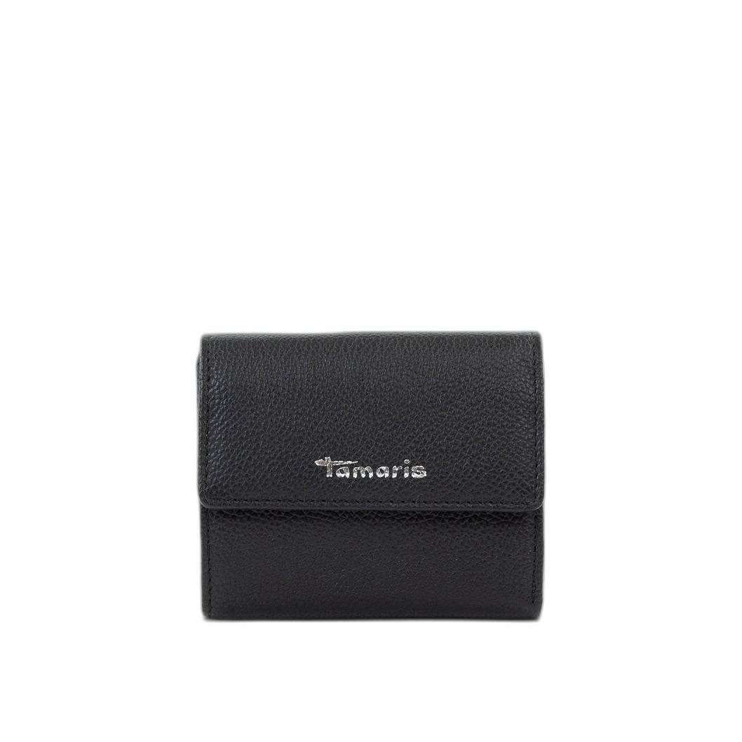 4063512074415 - Tamaris Geldbörse Leder Emblem für Damen schwarz