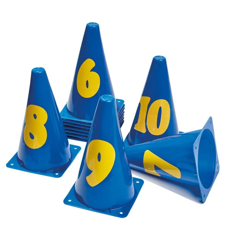 Cone Marker mit Kinderzahlen Tanga sports