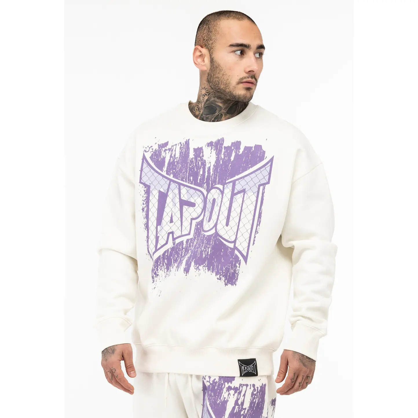 4255581522458 - Tapout Herren Rundhals Sweatshirt Oversize CF CREW