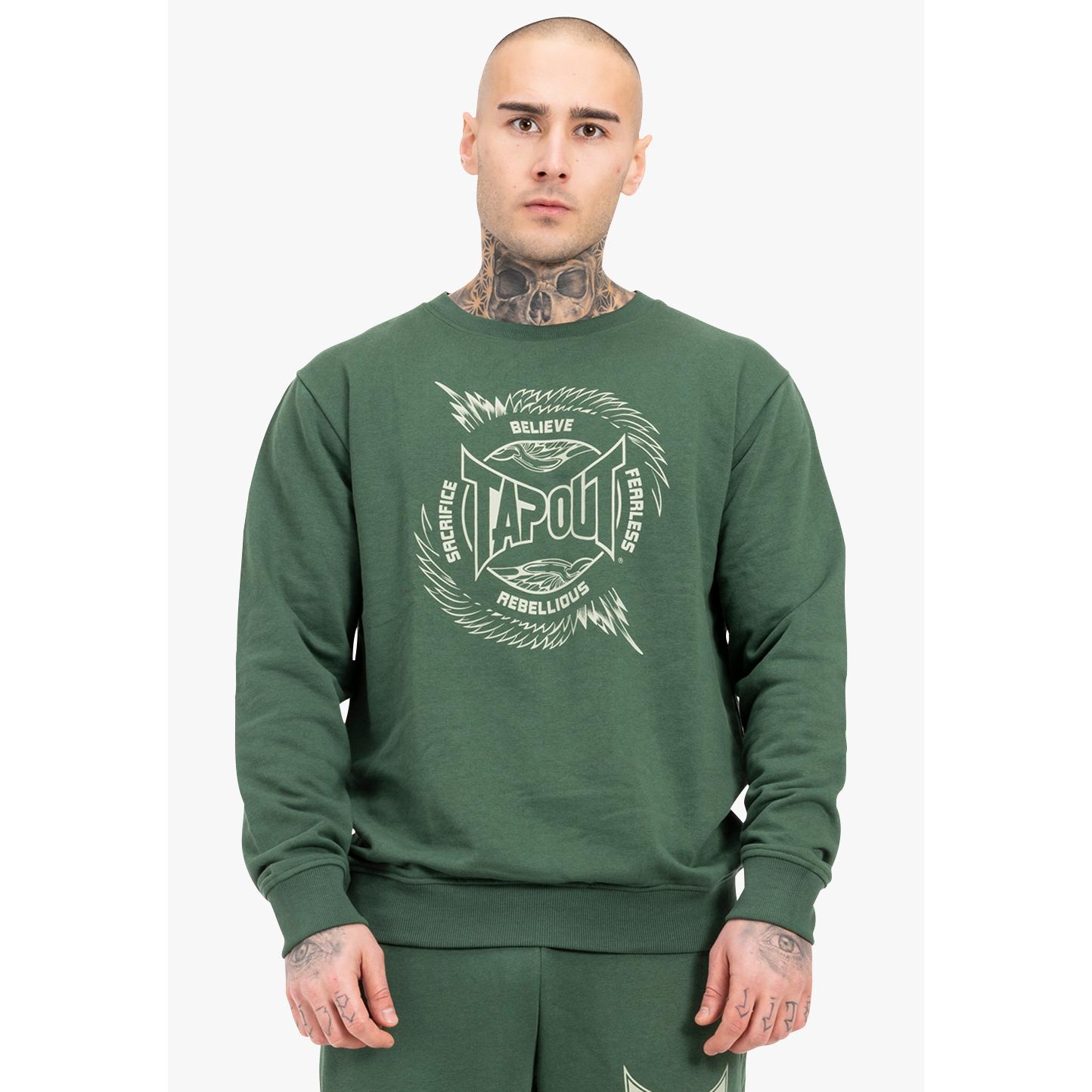 4255581529570 - Tapout Herren Rundhals Sweatshirt normale Passform SPIRIT SWEAT