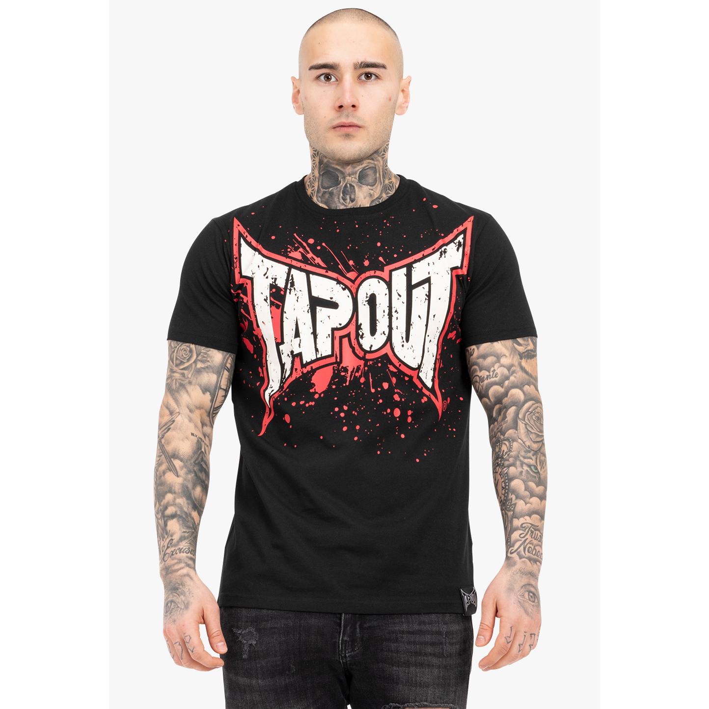 4255581532020 - Tapout Herren T-Shirt normale Passform SPLASHING