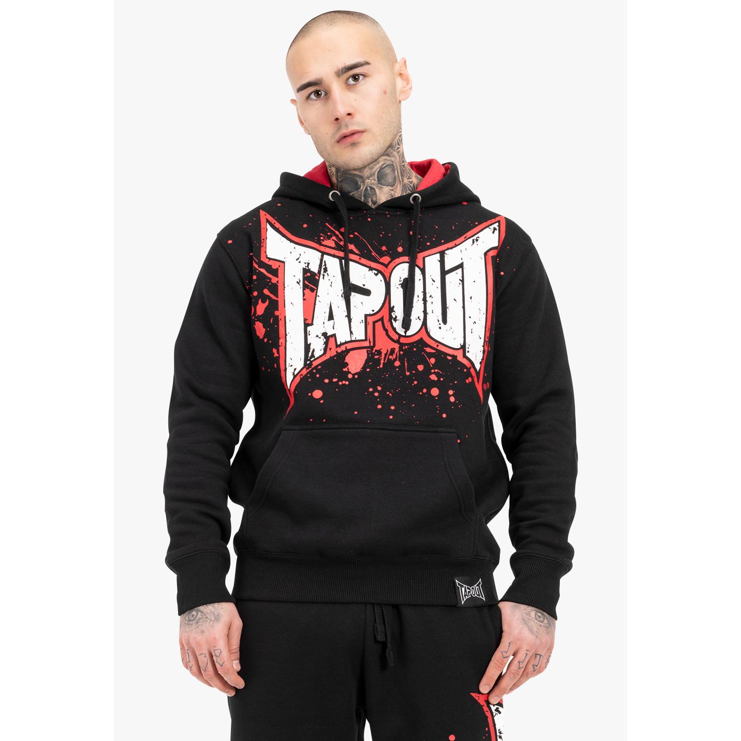 4255581531337 - Tapout Herren Kapuzensweatshirt normale Passform SPLASHING HOODIE